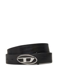 Diesel Pasek Męski 1DR X09813PR271 Czarny. Kolor: czarny. Materiał: skóra