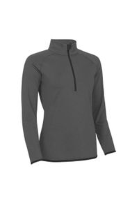 JUST COOL - Sweter Damski Z Zamkiem Błyskawicznym. Kolor: wielokolorowy, szary, czarny, brązowy