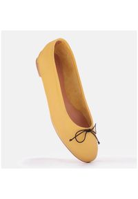 Marco Shoes Baletki Passo żółte. Zapięcie: sznurówki. Kolor: żółty #6