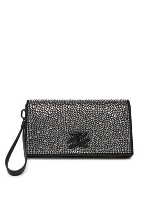 Karl Lagerfeld - KARL LAGERFELD Torebka A2W30206 Czarny. Kolor: czarny. Materiał: skórzane