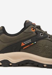 Born2be - Ciemnobeżowe Buty Trekkingowe Maraena. Okazja: na spacer. Nosek buta: okrągły. Zapięcie: sznurówki. Kolor: beżowy. Materiał: materiał. Szerokość cholewki: normalna. Sport: turystyka piesza #5