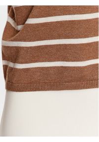Culture Sweter Annemarie 50109338 Brązowy Boxy Fit. Kolor: brązowy. Materiał: wiskoza #5