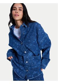 Roxy Koszula jeansowa Kick Back Washed ERJWT03750 Niebieski Relaxed Fit. Kolor: niebieski. Materiał: bawełna #4