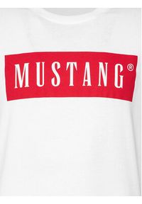 Mustang T-Shirt 1014749 Biały Regular Fit. Kolor: biały. Materiał: bawełna #3