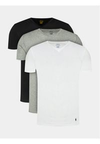 Polo Ralph Lauren Komplet 3 t-shirtów 714936903002 Kolorowy Slim Fit. Typ kołnierza: polo. Materiał: bawełna. Wzór: kolorowy #1