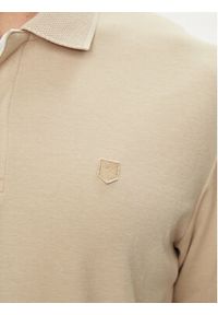 Jack & Jones - Jack&Jones Polo Crodney 12251180 Beżowy Regular Fit. Typ kołnierza: polo. Kolor: beżowy. Materiał: bawełna, syntetyk