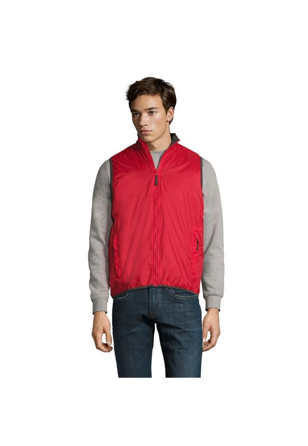 SOL'S - Odwracalny Ocieplacz Na Ciało Dla Dorosłych Unisex Winner. Kolor: czerwony