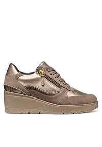 Sneakersy Geox. Kolor: brązowy