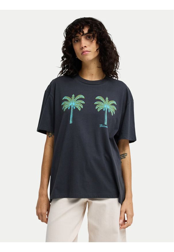 Billabong T-Shirt Vacation Club EBJZT00574 Czarny Regular Fit. Kolor: czarny. Materiał: bawełna