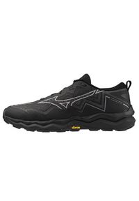 Buty do biegania męskie Mizuno Wave Daichi 9 Gtx. Kolor: czarny. Materiał: materiał, syntetyk. Szerokość cholewki: normalna. Model: Mizuno Wave