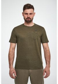 Aeronautica Militare - T-shirt męski lniany AERONAUTICA MILITARE. Materiał: len #4