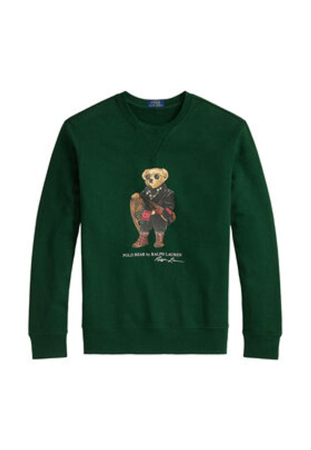 Polo Ralph Lauren Bluza 710981794001 Zielony Regular Fit. Typ kołnierza: polo. Kolor: zielony. Materiał: bawełna