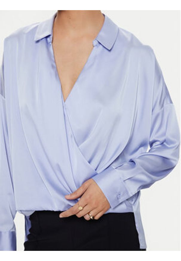 Imperial Koszula CJF4HDG Fioletowy Relaxed Fit. Kolor: fioletowy. Materiał: syntetyk
