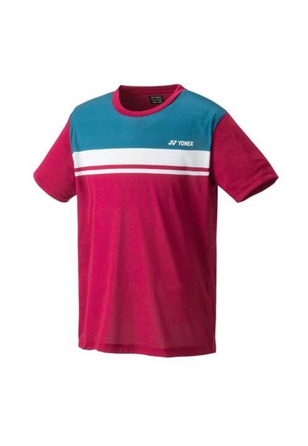 YONEX - Koszulka sportowa męska Yonex Crew Neck Stripes 2023. Kolor: wielokolorowy. Długość rękawa: krótki rękaw. Długość: krótkie