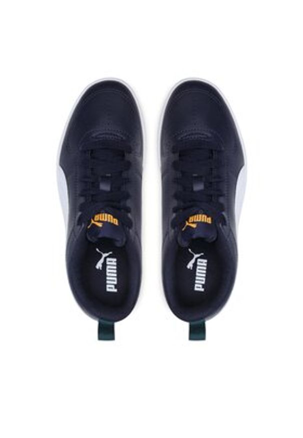 Puma Sneakersy Rickie Jr 384311 07 Granatowy. Kolor: niebieski. Materiał: skóra