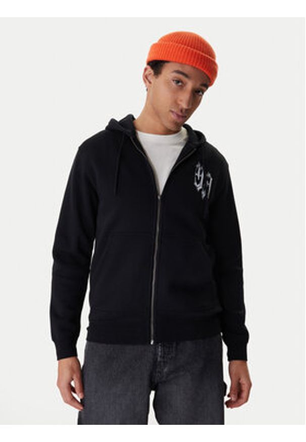 RVCA Bluza 23A483507 Czarny Regular Fit. Kolor: czarny. Materiał: syntetyk