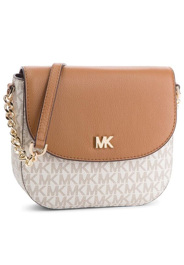 MICHAEL Michael Kors Torebka Crossbodies 32S8GF5C0B Beżowy. Kolor: beżowy. Materiał: skórzane