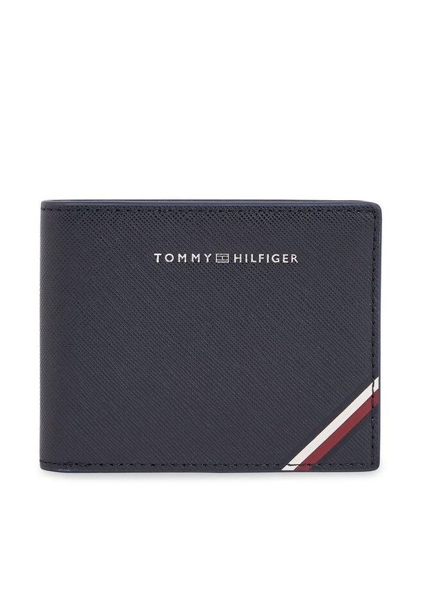 TOMMY HILFIGER - Portfel męski Tommy Hilfiger. Kolor: niebieski