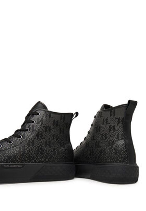 Karl Lagerfeld - KARL LAGERFELD Trampki Kampus Max III KL50446G Czarny. Kolor: czarny. Materiał: skóra