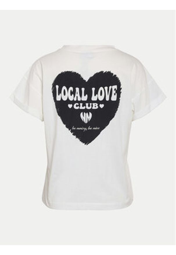 Noisy may - Noisy May T-Shirt Gaby 27032954 Biały Regular Fit. Kolor: biały. Materiał: bawełna