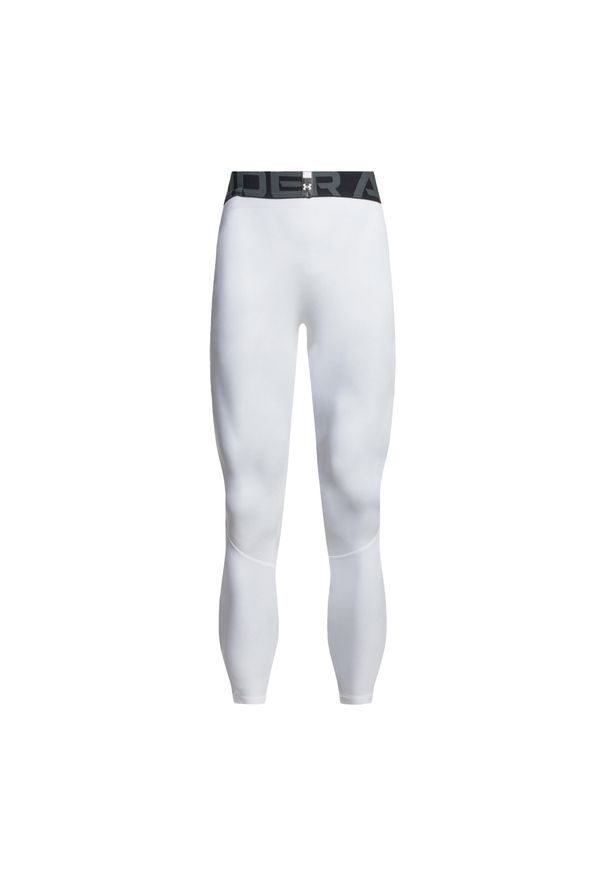 Legginsy męskie Under Armour HG Armour 3/4. Kolor: biały