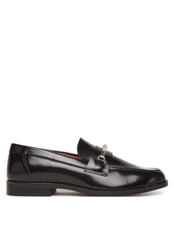 Calvin Klein Półbuty Moc Loafer W/Ml - Lth HW0HW02342 Czarny. Kolor: czarny. Materiał: skóra