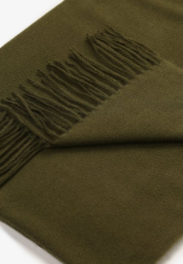 Born2be - Ciemnozielony Szalik Inglidyr. Kolor: zielony. Styl: elegancki