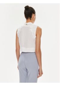 TwinSet - TWINSET Bluzka 241TT2284 Biały Regular Fit. Kolor: biały. Materiał: bawełna