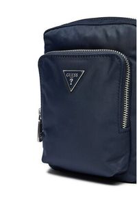 Guess Saszetka HMECRN P3463 Granatowy. Kolor: niebieski. Materiał: materiał