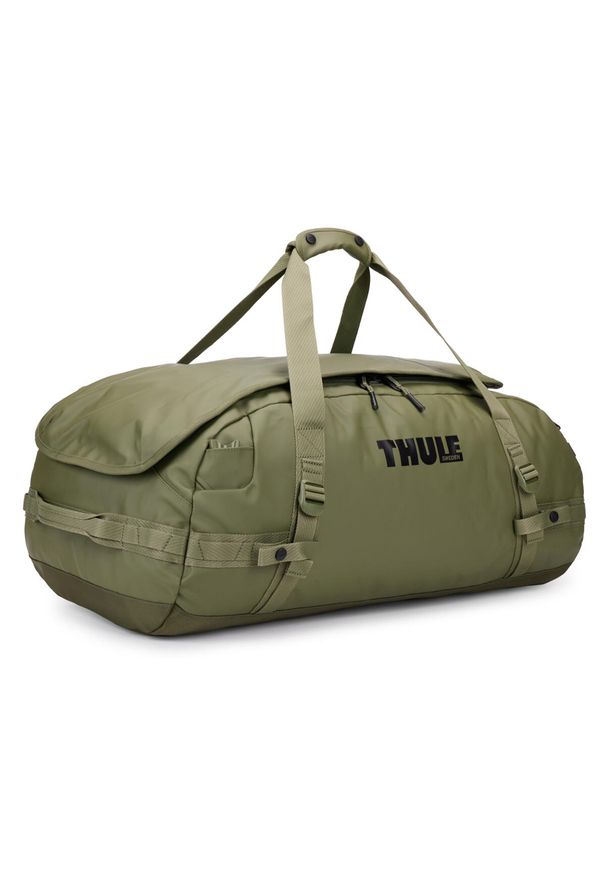 THULE - Torba podróżna Thule Chasm 70 L - olivine/olivine. Kolor: zielony