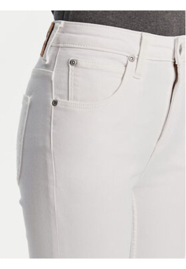 Lee Jeansy Breese 112363795 Biały Skinny Fit. Kolor: biały