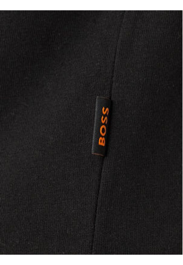 BOSS T-Shirt Plain 50556023 Czarny Regular Fit. Kolor: czarny. Materiał: bawełna