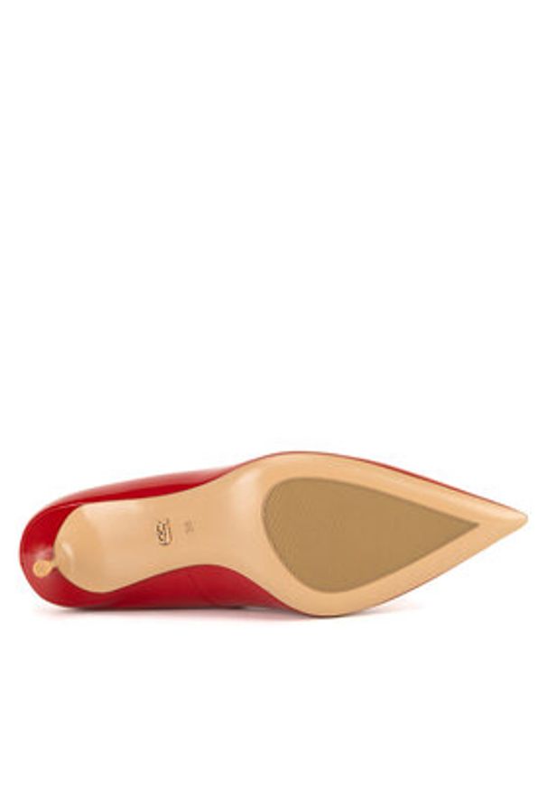 Gino Rossi Szpilki FRIDA-V1525-833-1 Czerwony. Kolor: czerwony. Materiał: skóra, lakier. Obcas: na szpilce