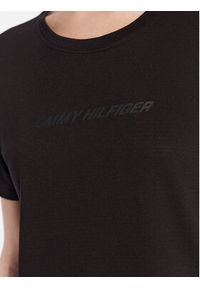 TOMMY HILFIGER - Tommy Hilfiger T-Shirt Performance S10S101481 Czarny Regular Fit. Kolor: czarny. Materiał: syntetyk #4