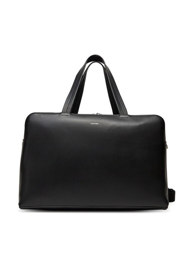 Calvin Klein Torba Ck Premium Leather Weekender K50K512931 Czarny. Kolor: czarny. Materiał: skóra