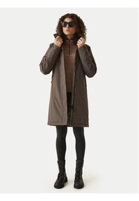 Regatta Parka Dallymoore RWN335 Brązowy Regular Fit. Kolor: brązowy. Materiał: syntetyk #9