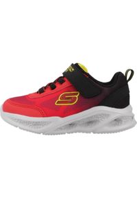 skechers - Adidasy Skechers Meteor-ligh, Dzieci. Kolor: czerwony. Materiał: materiał