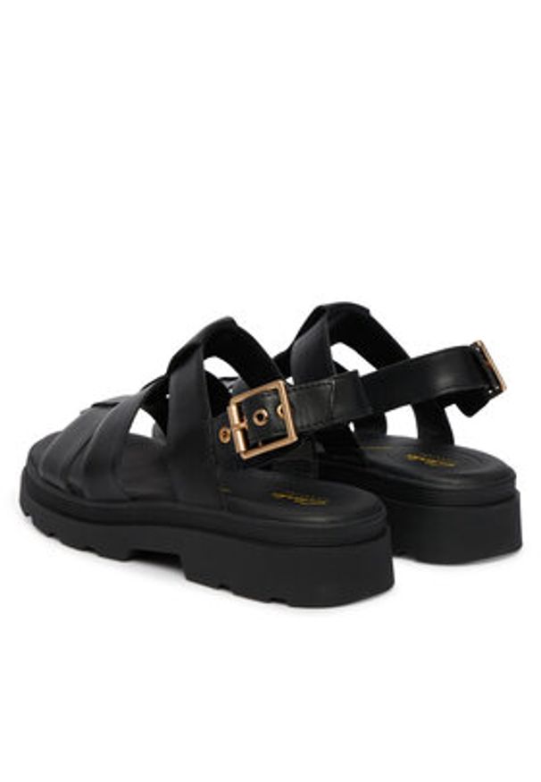 Clarks Sandały Orinoco3 Strap 26186490 Czarny. Kolor: czarny. Materiał: skóra