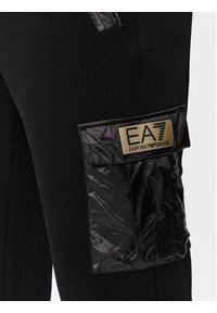 EA7 Emporio Armani Spodnie dresowe 3DPP65 PJG1Z 1200 Czarny Regular Fit. Kolor: czarny. Materiał: syntetyk