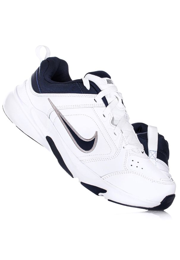 Buty męskie sportowe Nike DEFYALLDAY. Okazja: na co dzień. Kolor: szary, niebieski, wielokolorowy. Materiał: skóra. Sport: bieganie