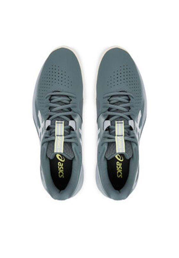 Asics Buty do tenisa Gel-Challenger 15 Clay 1041A508 Zielony. Kolor: zielony. Materiał: skóra. Sport: tenis