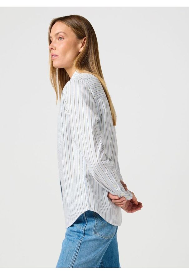 Wrangler - DAMSKA KOSZULA WRANGLER 1 PKT SHIRT NIAGARA MIST 112362596