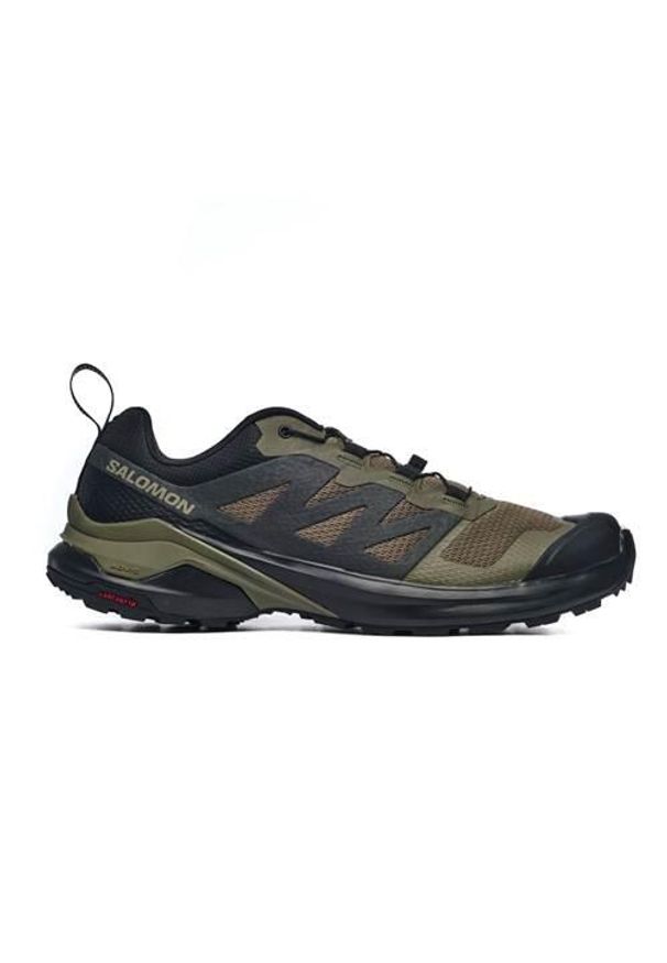 salomon - Buty do biegania męskie Salomon X-adventure. Kolor: czarny, wielokolorowy. Materiał: materiał, syntetyk. Szerokość cholewki: normalna