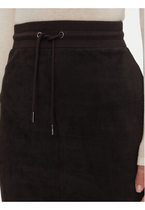 Guess Spódnica mini W2BD47 KAUJ2 Czarny Regular Fit. Kolor: czarny. Materiał: syntetyk