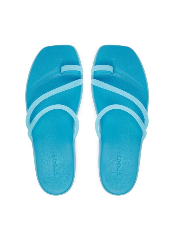 Crocs Japonki Miami Frosted Toe Loop 211253 Niebieski. Kolor: niebieski