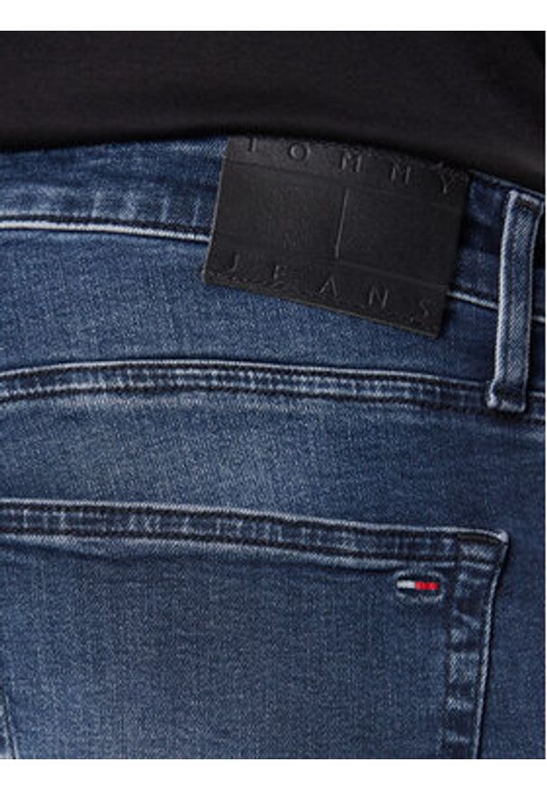 Tommy Jeans Jeansy DM0DM22247 Granatowy Slim Fit. Kolor: niebieski