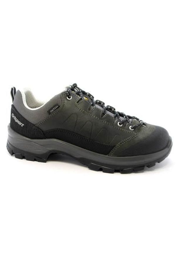 Buty trekkingowe męskie Grisport Dakar Trekking 2. Zapięcie: sznurówki. Kolor: szary. Materiał: guma, skóra, tkanina. Szerokość cholewki: normalna. Sport: turystyka piesza