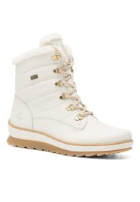 Remonte Trzewiki R8480-80 Biały. Kolor: biały. Materiał: skóra #7