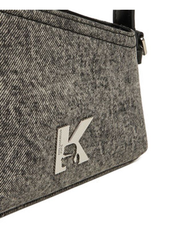 Karl Lagerfeld Jeans Torebka B1W30190 Czarny. Kolor: czarny. Materiał: skórzane