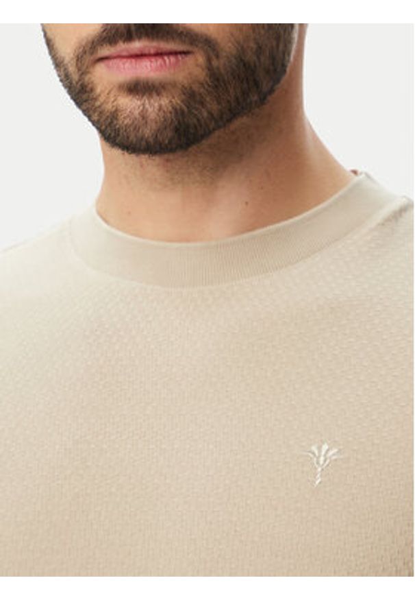 JOOP! T-Shirt Jj-Tangur 30103403 Beżowy Regular Fit. Kolor: beżowy. Materiał: bawełna